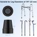 supregear Cane Tips (6-Pack) Non-Slip 22 mm Heavy Duty Rubber Replacement Cane Tip for Walking Cane Crutch Sticks Stable Foot Pad Folding Cane Accessory Black 22 mm Black - Buy Online on GoSupps.com