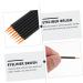 DRESSOOS 100pcs Disposable Eyeliner Brush Facial Tools Eye Makeup Lip Black Artificial Fiber - Buy Online on GoSupps.com