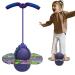 monleelnom Pogo Ball with Handles The Handles are Adjustable Equipped with an air Pump Suitable for Children and Adults Used to Exercise Balance Ability Maximum Load-Bearing 200LB(Purple)