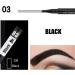 Brow Definers - Eyebrow Contouring Sweatproof Pencil - Eyebrow Contouring Supplies for Working Home Traveling Dating Gathering Shakven 3# Black - Buy Online on GoSupps.com