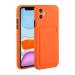 Tivenfezk Nadoli Silicone case for iPhone 15 Plus Ultra thin shockproof scratch -resistant wallet soft TPU protective cover mobile phone case with credit card holder iphone 15 plus orange