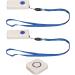 Pusokei Wireless Call Button System for Seniors - 2 Transmitters 1 Receiver 4 Volume Levels 330m Range - Ideal for Nursing Staff & Elder Care - Buy Online on GoSupps.com