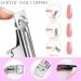 Magic Armor 504Pcs Clear Almond Nail Tips - Soft Gel Full Cover Acrylic Nails 12 Sizes Includes Nail Glue Files & Clippers - International Shipping Available - Buy Online on GoSupps.com