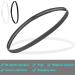 sansan 4 Pieces Thick Non-Slip Elastic Sport Headbands Mini Thin Headbands Football Headbands Football for Women and Men Yoga Outdoor Accessories - Black Gray White - Buy Online on GoSupps.com