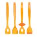 4-Part Lip-Tongue Muscle Trainer for Oral Flexibility & Rehabilitation - Large Orange - Buy Online on GoSupps.com