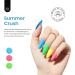 beetles Gel Polish 6 Pcs Neon Hot Pink Glitter Nail Set Green Blue Shimmer Summer Cursh Nail Design Gel Nail Soak Off Nail Lamp Cured Manicure Kit for Women Girls A-Summer Crush - Buy Online on GoSupps.com