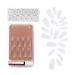KISS Salon Acrylic Natural Nails Clear Tip Long | DIY Manicure Kit with Pink Gel Glue | 28 Nails in 14 Sizes - Buy Online on GoSupps.com