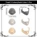 GORGECRAFT 6PCS 3 Colors High Heels Toe Caps Metal Shoes Pointed Protector Toe Protection Head Tip Cover Durable Shoes Hollow Circle Elegant Supplies for Shoes Protection Repair High-Heeled Shoes - Buy Online on GoSupps.com