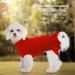 Shop Cozy Red Dog Sweater Dress with Turtleneck - Winter Warmth for Medium Dogs | Stylish Pet Clothing - Buy Online on GoSupps.com