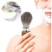 Premium Travel Shaving Brush - Stainless Steel Handle | Friendly Portable Brush for Cream Foam & Soap (Brown) - Buy Online on GoSupps.com