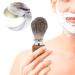 Professional Men's Beard Shaving Brush | Rubber Wood Handle | Facial Cleaning & Hair Shaving Tool - Perfect for Salons & Home Use - Buy Online on GoSupps.com