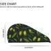 Green Branch Olive Microfiber Hair Towel | Super Absorbent Quick Dry Wrap for Long & Curly Hair Coral Velvet - Buy Online on GoSupps.com