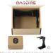 Anbbas Black Acrylic Shaving Stand - Holder for Badger Brush and Double Edge Safety Razor - Buy Online on GoSupps.com