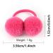 Buy Multi-Colored Elastic Hair Tie Balls | Soft Plush Hair Accessories for Babies Girls and Women - 14 Colors Available - Buy Online on GoSupps.com