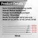 100PCS Mixed Piercing Needles 12G-20G | Disposable Stainless Steel Sterile Body Piercing Needles Set for Nose, Lip, Septum, Ear, Navel, Eyebrow Piercings - Buy Online on GoSupps.com