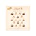 Lindt chocolate - white mini pralin s |90 g |Praline box 18 chocolates in 6 delicious varieties |Praline gift |Chocolate gift white 90 g