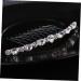 FRCOLOR Wedding Diamond Comb 1 Pc Hair Comb Crystal Headband Bridesmaid Hair Accessories Exquisite Headwear Crystal Side Carpal Tunnel Wrist Brace Pearl Rhinestones Hairpin Rhinestone - Buy Online on GoSupps.com