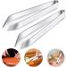 Buy Aaskuu Stainless Steel Tweezers Set - 2 Pieces Ideal for Fish Bone & Hair Removal | Perfect for Duck Chicken & Pig - International Shipping - Buy Online on GoSupps.com