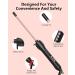 3/8 Inch Curling Iron - Adjustable Temperature Tiny Curling Wand for All Hair Types - Ceramic Small Barrel with Heat Resistant Glove - Buy Online on GoSupps.com