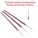 Nail Art Liner Brush Set - 3Pcs Painting, Drawing, and Line Detailing Brushes for DIY Manicure - Nail Art Pen and Dotting Tools Included - Buy Online on GoSupps.com