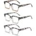 Shop Hubeye Retro Oversized Reading Glasses - Blue Light Blocking Square Fashion for Men & Women | +2.5 Diopters | Includes Glasses Cloth Cover - Buy Online on GoSupps.com