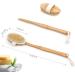 Natural Boar Bristle Bath Body Brush with Bamboo Handle for Exfoliation and Circulation Boost - by QL-ben - Buy Online on GoSupps.com