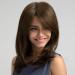 Layered Brown Synthetic Wig with Bangs - Medium Length Hair for Women | Perfect for Daily Wear & Parties - Buy Online on GoSupps.com