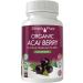 Simply Pure Organic Vegan Acai Berry Capsules x 90 100% Natural Soil Association Certified 500mg Gluten Free and GM Free