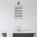 Kindred Hearts Wash Brush Floss Flush Banner Sign - Premium Quality International Shipping Available | Perfect for Dental Offices and Events - Buy Online on GoSupps.com
