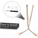 Operitacx Clear Sunglasses Replacement Arms - Rose Gold Metal Accessories Kit for Glasses Repair (13.5x0.6cm) - Buy Online on GoSupps.com