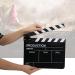 Acouto Acrylic Director Scene Clapperboard with Pen - 11.8 x 9.8 x 0.7inch (Black) - Buy Online on GoSupps.com