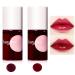 2 Pack Lip Tint Stain Set Multi-use Lip and Cheek Tint Moisturizing Liquid Blush and Lip Paint High Pigment Vivid Color Long-Lasting Weightless Lipstick Lip Tint Lacquer Makeup (Watermelon & Cherry)