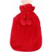 Voiakiu 2L Heat Bottle Covers - Ultra-High Plush Fur - Winter Warmer for Women & Children - Red | International Shipping Available - Buy Online on GoSupps.com