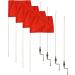 Get Out! Corner Flags for Soccer Field  60in 4-Pack  Soccer Flags & Soccer Poles  Soccer Equipment for Training - Buy Online on GoSupps.com
