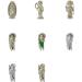 FEIlei Nail Art Charms Metal Nail Rhinestones Alloy Buddha-Nail Crystals Diamonds - Buy Online on GoSupps.com