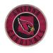 Fan Creations Arizona Cardinals Wooden Sign 12" Round State Design Arizona Cardinals