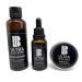 Ultra Beard Works Travel Beard Conditioner Kit - Beard Oil Balm Shampoo & Razor - Perfect for Grooming on the Go - Buy Online on GoSupps.com