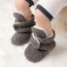 Sonsage Infant Snow Boots | Anti-Skid Sole Ankle Booties for Newborns | Winter Warm Crib Shoes 12-18 Months (Deep Grey) - Buy Online on GoSupps.com