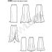 Simplicity 6288 Misses Pull-On Knit Skirts Pattern | Sizes 8-20 - Buy Online on GoSupps.com