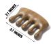 Moreinday Handmade Sandalwood Massage Comb Gift for Women - Scalp Massager & Lucky Wooden Comb 01 - Buy Online on GoSupps.com