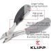 KLIPP Toe Nail Clippers - Stainless Steel Toenail Clippers for Thick Nails with Short Curved Blades and Ergonomic Grips - Buy Online on GoSupps.com