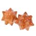 Beaupretty 2 pieces massage pearls Fitnessball handmade ball hand massager ball foot massage roller spiky acupressure massage device acupuncture point trigger point massage finger training ball