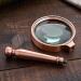 Magnifying Glasses Educational Hobby Magnifiers Handheld All Metal Red Bronze 10 Times Hd Optical Magnifying Glass Comfortable Anniversary - Buy Online on GoSupps.com
