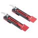 Sliding mounting plate compact versatile 2-piece overlap caliper for woodworking