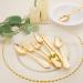 200 Pieces Gold Plastic Silverware Disposable - Elegant Gold Utensils for 50 Guests - Perfect for Weddings and Parties - Buy Online on GoSupps.com