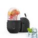 Ice Roller For Face Eyes and Neck To Brighten Skin & Enhance Your Natural Glow/Reusable Facial Treatment to Tighten & Tone Skin & De-Puff The Eye Area (Black)