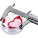 Little Red Heartround Pill Box - 3 Compartment Portable Travel Organizer for Medication & Supplements - Buy Online on GoSupps.com