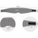 100% Cotton Sleep Mask for Men Women - Fully Adjustable Strap - Light Blocking Eye Mask for Sleeping - Pressure-Free Eye Covers for Travel, Yoga, Nap - Gray - Buy Online on GoSupps.com