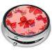 Buy Cute Red Bow Portable Metal Pill Box - Mini 3-Compartment Design for Travel | Ideal for Small Pills - Buy Online on GoSupps.com