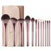 12 pieces of makeup brush set super soft hair makeup brush eye shadow for beginners